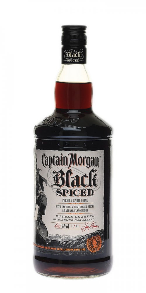 Spiced Rum-Basis) Morgan 40%vol. Captain 1,0l (Spirituose auf Black